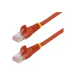 Startech. com c�ble r�seau cat5e utp sans crochet - 50 cm rouge - cordon ethernet rj45 anti - accroc ...