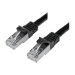 Startech. com cble rseau cat6 blind sftp sans crochet - 3 m noir - cordon ethernet rj45 anti - accroc ...