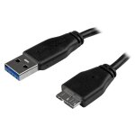 Startech. com c�ble superspeed usb 3. 0 slim et court a vers micro b de 15 cm - cordon usb a vers micro ...