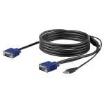 Startech c�ble switch kvm usb vga de 3 m pour consoles startech. com - c�ble vid�o / usb - mini - vga ...