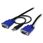 Startech. com c�ble pour switch kvm vga avec usb 2 en 1 - 3m
