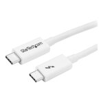 Startech. com cble thunderbolt 3 de 1 m - 20 gb / s - tb usb - c dp - blanc - cble thunderbolt - 24 ...