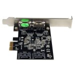 Startech. com carte contr�leur pci express avec 2 ports sata iii interne et 2 ports esata externe - adaptateur ...