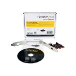 Startech. com carte contr�leur pci express vers 2 ports usb 3. 0 avec support uasp - carte pcie - 1x ...