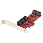 Startech. com carte pci express sata 10 ports - contr�leur pcie sata - asm1166 non - raid - convertisseur ...