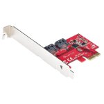 Startech. com carte pci express sata 2 ports - contr�leur pcie sata - 6gbps - asm1166 non - raid - carte ...