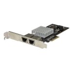 Startech. com carte rseau pci express  2 ports 10gbase - t / nbase - t avec chipset intel x550 - carte ...