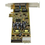Startech. com carte r�seau pci express 2 ports gigabit ethernet rj45 10 / 100 / 1000mbps - poe / pse ...