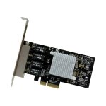 Startech. com carte rseau pci express  4 ports gigabit ethernet avec chipset intel i350 - am4 - adaptateur ...