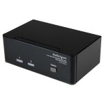 Startech. com commutateur kvm usb et double dvi � 2 ports avec audio et hub usb 2. 0 - switch �cran clavier ...