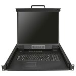 Startech. com console lcd de 19  � montage en rack 1u avec kvm de 16 ports - console kvm avec commutateur ...