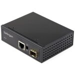 Startech. com convertisseur fibre rj45 industriel - 1gbps sfp vers r�seau ethernet / cat6 - gigabit fibre ...