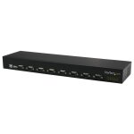 Startech. com hub s�rie rs232 � 8 ports - adaptateur usb vers 8x db9 rs232 � montage en rack avec installation ...