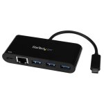 Startech. com hub usb 3. 0 � 3 ports avec power delivery et gbe - usb - c - concentrateur (hub) - 3 x ...