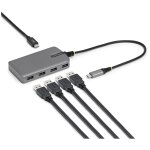 Startech. com hub usb - c 4 ports, 5 gbps, aliment� par bus, hub usb - c vers 4 ports usb - a avec entr�e ...