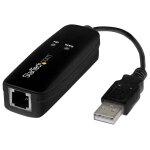 Startech. com modem fax usb 2. 0, mat�riel externe 56k dial up v. 92 modem / dongle / adaptateur, modem ...