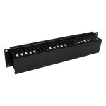 Startech. com panneau de gestion de c�bles horizontal 2u pour rack de serveur - guide pour c�bles avec ...