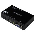 Startech switch 2x1 hdmi et vga vers hdmi avec convertisseur vga vers hdmi et commutation prioritaire ...