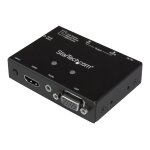 Startech. com switch 2x1 vga et hdmi vers vga avec convertisseur hdmi vers vga et commutation prioritaire ...