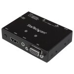 Startech switch 2x1 vga et hdmi vers vga avec convertisseur hdmi vers vga et commutation prioritaire ...