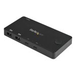 Startech. com switch kvm usb - c 2 ports - mini - commutateur 4k 60hz hdmi uhd - câbles typec c inclus ... Startech. com switch kvm usb - c 2 ports - mini - commutateur 4k 60hz hdmi uhd - câbles typec c inclus ...