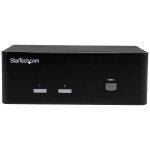 Startech switch kvm usb double vga � 2 ports - commutateur �cran clavier souris avec hub usb 2. 0 � 2 ...