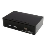 Startech. com switch kvm usb dvi  2 ports - commutateur cran clavier souris dvi avec audio et hub usb ...