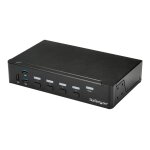 Startech. com switch kvm usb hdmi  4 ports - commutateur cran clavier souris hdmi avec hub usb 3. 0 ...