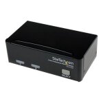 Startech. com switch kvm usb vga professionnel  2 ports avec cbles - kit commutateur cran clavier ...