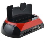 Station d'accueil 2 disque dur 2. 5 3. 5 sata ide e - sata usb 2. 0 3. 0 e lecteur hd sd