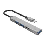 Station d'accueil 4 en 1, usb2. 0x2 tf, hub multifonction de type c pour clavier, souris, ordinateur ...
