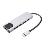 Station d'accueil adaptateur 5 en 1 pour tablette, hub usb type - c pd, compatible hdmi, 4k, 2x usb, ... Station d'accueil adaptateur 5 en 1 pour tablette, hub usb type - c pd, compatible hdmi, 4k, 2x usb, ...