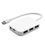 Station d'accueil type chub 5 en 1, séparateur usb multifonction 3. 0 hub pour casque, 3. 5mm Station d'accueil type chub 5 en 1, séparateur usb multifonction 3. 0 hub pour casque, 3. 5mm