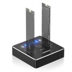 Station d'accueil pour cloner ssd m. 2 nvme sata usb 3. 2 gen 2 x 2 20 gbit / s, botier double ssd nvme ...