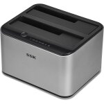 Station d'accueil pour disque dur en aluminium, lecteur de caddie de disque dur externe usb 3. 0 vers ...