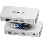 Station d'accueil ssd externe 512 go, extension de stockage + extension d'interface, jusqu'a 1000mb / ...