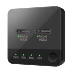 Station d'accueil ssd sata m. 2 4 to - clonage, copie, double emplacement, usb - c, compatible windows ...