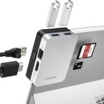 Station d'accueil surface pro 8, hub usb - c 6 en 1 microsoft surface pro 8 avec hdmi 4k, ethernet lan ...