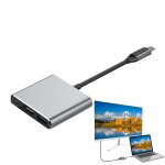 Station d'accueil usb c, adaptateur multiport hub usb c, station d'accueil de type c - splitter multiport ...