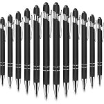 Stylo  bille stylet 2 en 1 rtractable stylets tactile capacitifs pour appareil  ecran tactile stylet ...