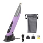 Stylo souris 2. 4g sans fil abs, cran capacitif, criture manuscrite avec adaptateurs pour win xp / ...