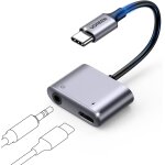 Subzonal - 2 en 1 adaptateur usb c vers jack 3. 5mm supporte audio charge rapide 60w pd compatible avec ...