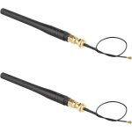 Subzonal - lot de 2 antennes 433 mhz 3dbi hotspot omnidirectionnel wifi droit rp - sma femelle avec u. ... Subzonal - lot de 2 antennes 433 mhz 3dbi hotspot omnidirectionnel wifi droit rp - sma femelle avec u. ...