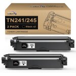 Subzonal - lot de 2 cartouches tn241bk tn241 tn - 241bk noires pour brother tn - 241 tn - 242 tn242bk ...