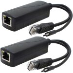 Subzonal - 2 - pack gigabit poe splitter, adaptateur ethernet usb micro 48v à 5v 2, 4 a, fonctionne avec ... Subzonal - 2 - pack gigabit poe splitter, adaptateur ethernet usb micro 48v à 5v 2, 4 a, fonctionne avec ...