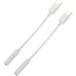 Subzonal - 2 pi�ces adaptateur type - c vers jack femelle c�ble audio compatible casque connecteur usb ...