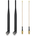 Subzonal - 2pcs antenne wifi, antennes omnidirectionnelles 868 mhz sma mle avec rallonge ipex 15 cm, ...