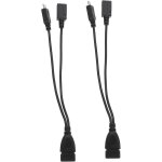 Subzonal - 2pi�ces adaptateur micro usb vers c�ble de conversion pour t�l�phone ou tablette avec fonction ...