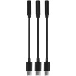 Subzonal - 3pi�ces adaptateur usb c vers jack pour casque audio lot de c�bles m�le vers femelle compatible ...