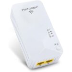 Subzonal - 495468 prise cpl wi - fi 600 mb / s avec 2 ports fast ethernet 100 mb / s - blanc